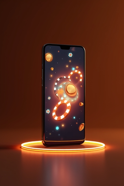 Wageon casino app on smartphone